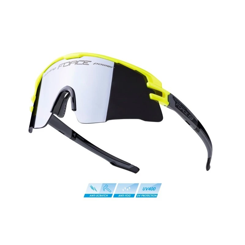 Occhiali Per Bici Ciclismo FORCE AMBIENT Fluo Grigio 3 Occhiali Per Bici Ciclismo FORCE AMBIENT Fluo Grigio