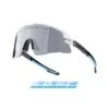 Occhiali Per Bici Ciclismo FORCE AMBIENT PHOTOCROMATICI Bianco Grigio