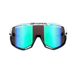Occhiali Per Bici Ciclismo FORCE ATTIC Bianco Lente AUREA Verde -Giro Glam occhiali per bici ciclismo force attic bianco lente aurea verde 3