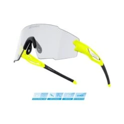 Occhiali Per Bici Ciclismo FORCE MANTRA Fluo Photocromatici