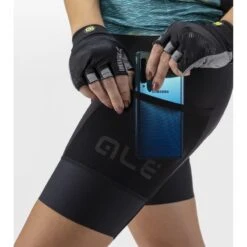 Pantaloncini Ciclismo Donna ALE' OFF ROAD - GRAVEL STONES CARGO Nero -Giro Glam pantaloncini ciclismo donna ale off road gravel stones cargo nero 1