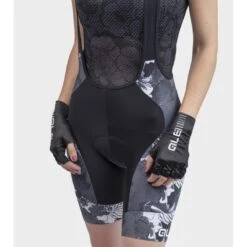 Pantaloncini Ciclismo Donna ALE' PR-R AMAZZONIA Nero -Giro Glam pantaloncini ciclismo donna ale pr r amazzonia nero 4