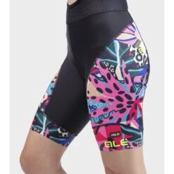 Pantaloncini Ciclismo Donna ALE' PR-R KENYA Rosa Fluo -Giro Glam pantaloncini ciclismo donna ale pr r kenya rosa fluo 3