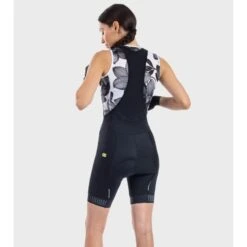 Pantaloncini Ciclismo Donna ALE' SOLID TRAGUARDO Nero-bianco -Giro Glam pantaloncini ciclismo donna ale solid traguardo nero bianco 4