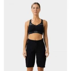 Pantaloncini Ciclismo Donna Senza Bretelle ALE' OFF ROAD - GRAVEL SIERRA Nero -Giro Glam pantaloncini ciclismo donna senza bretelle ale off road gravel sierra nero 3