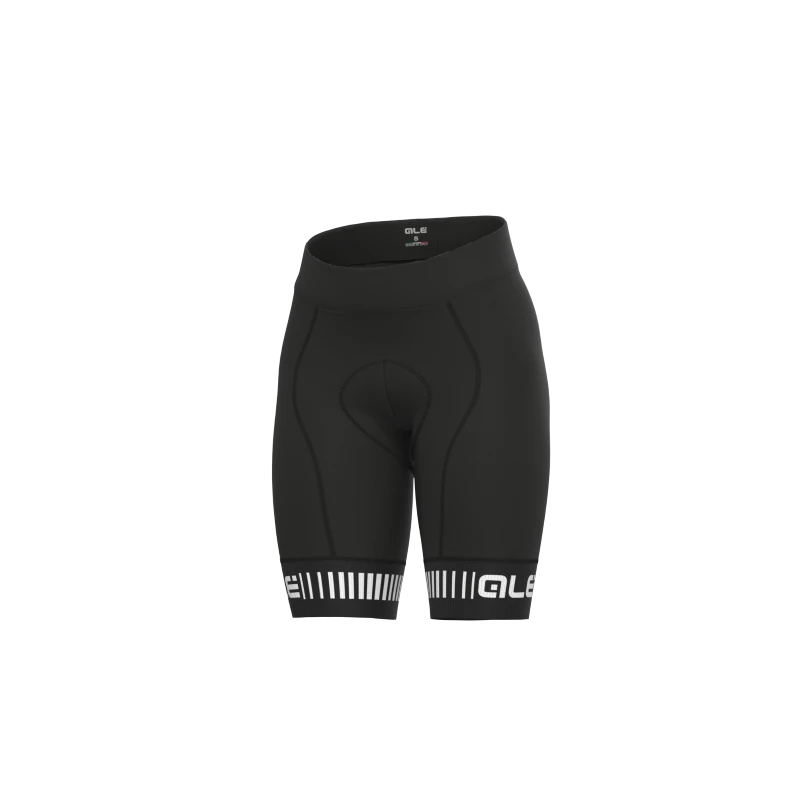 Pantaloncini Ciclismo Donna Senza Bretelle ALE' PR-R STRADA Nero-bianco 4 Pantaloncini Ciclismo Donna Senza Bretelle ALE' PR-R STRADA Nero-bianco - immagine 2