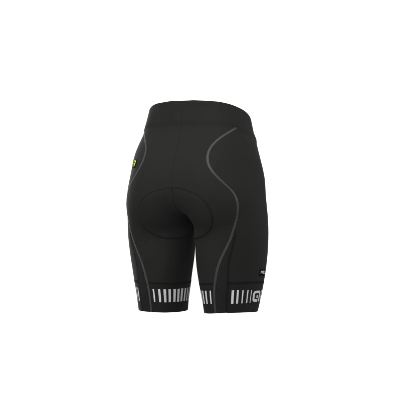 Pantaloncini Ciclismo Donna Senza Bretelle ALE' PR-R STRADA Nero-bianco 3 Pantaloncini Ciclismo Donna Senza Bretelle ALE' PR-R STRADA Nero-bianco