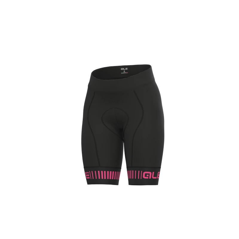 Pantaloncini Ciclismo Donna Senza Bretelle ALE' PR-R STRADA Nero-rosa Fluo 4 Pantaloncini Ciclismo Donna Senza Bretelle ALE' PR-R STRADA Nero-rosa Fluo - immagine 2