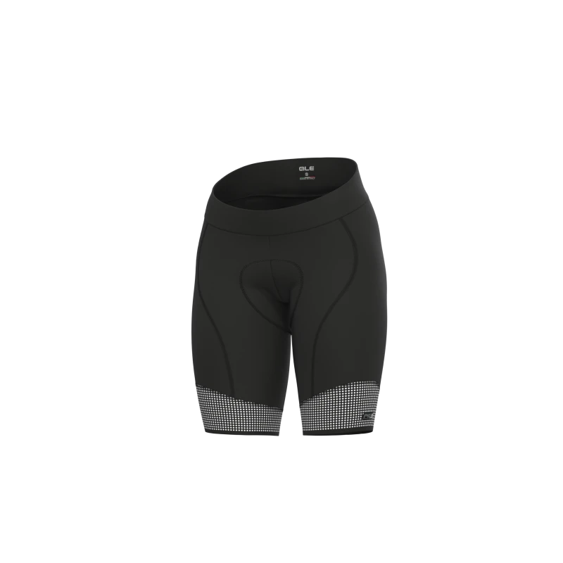 Pantaloncini Ciclismo Donna Senza Bretelle ALE' PR-S MASTER 2.0 Nero-bianco 6 Pantaloncini Ciclismo Donna Senza Bretelle ALE' PR-S MASTER 2.0 Nero-bianco - immagine 4