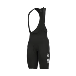 Pantalone Invernale Ciclismo ALE' SOLID WINTER Nero Bianco 2023