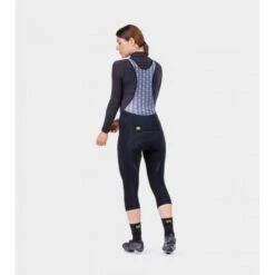Pantalone Invernale Donna 3/4 Con Bretelle ALE' SOLID Essential Nero 2022 -Giro Glam pantalone invernale donna 3 4 con bretelle ale solid essential nero 2022 3
