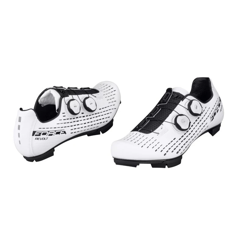 Scarpe Per MTB Gravel FORCE REVOLT Carbon White 3 Scarpe Per MTB Gravel FORCE REVOLT Carbon White